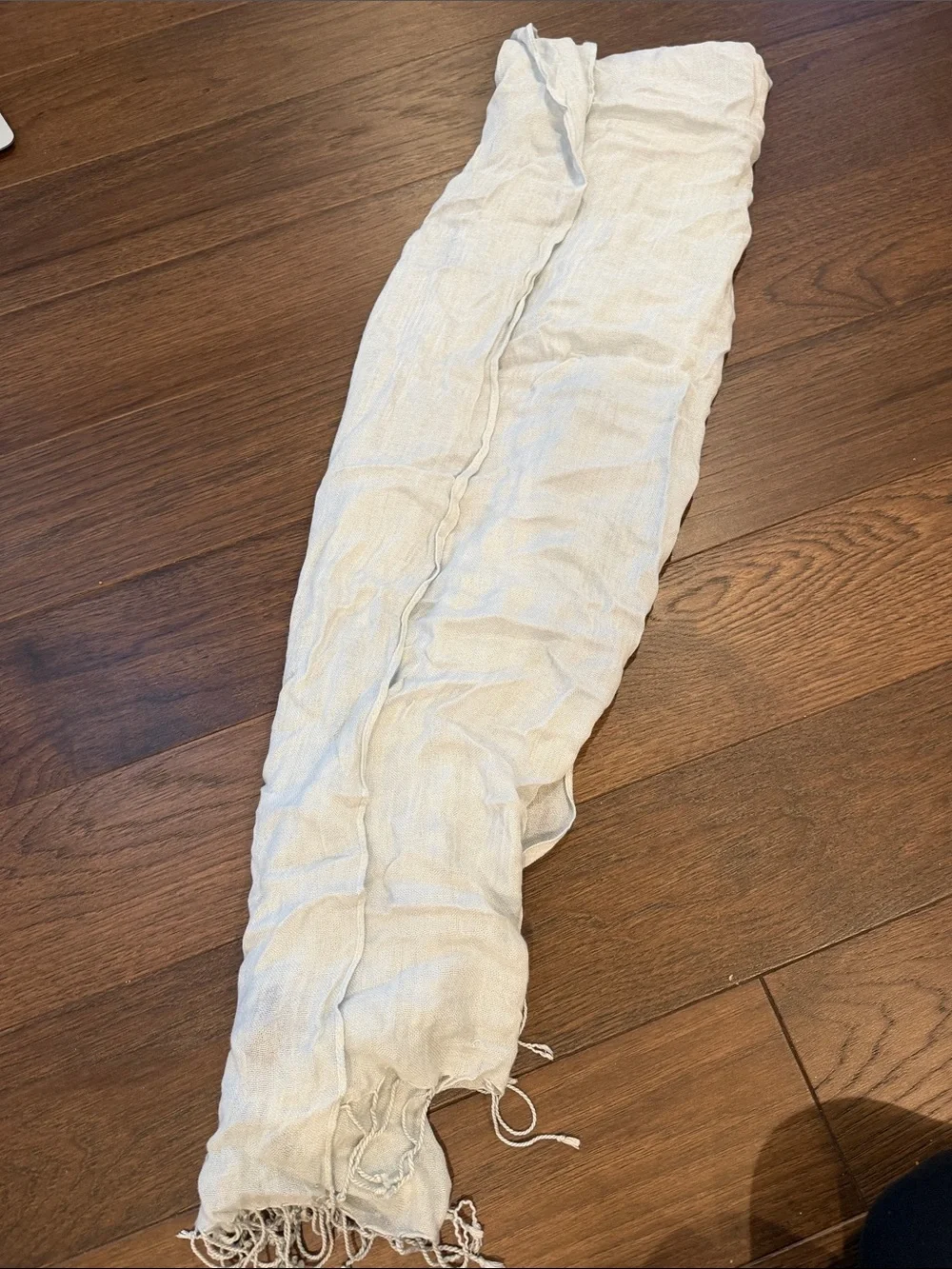 Shawl Smith London Light Blue Scarf with Fringe